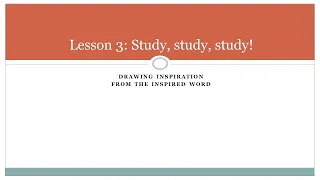 Young Writers Hymn Writing Workshop - Lesson 3: Study, Study, Study!