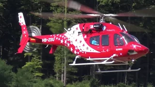 Bell 429 Air-Zermatt GIANT SCALE R/C TURBINE MODELL HELICOPTER full flight Video