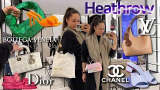 Luxury Shopping Vlog 2022 at HEATHROW! Chanel, Gucci, Dior & MORE!