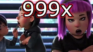 What people think of Mei ( from turning red ) 999x speed cursed meme
