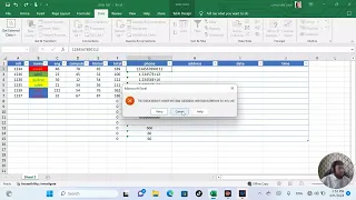 How to use data aviladation option in excel