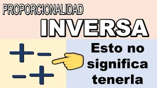 PROBLEMAS DE PROPORCIONALIDAD INVERSA. Matemáticas Básicas.