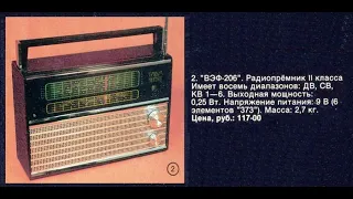 Радиоприемник VEF-206  Восстановление  Ремонт 14.02.23