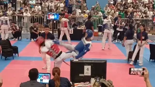 46 taekwondo championship 2023 Kurt Barbosa fight