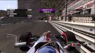 F1 2011 Monaco 1:06.999 (HD on ps3)