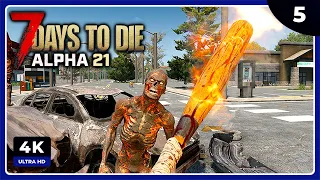 7D2D A21 #5 | BATE DE FUEGO | 7 DAYS TO DIE Gameplay Español