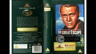 Original VHS Opening and Closing to The Great Escape UK VHS Tape
