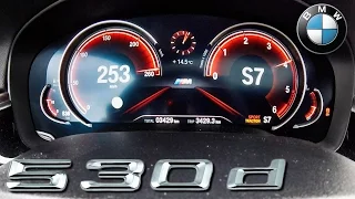 2017 BMW 5 Series 530d M Sport G30 ACCELERATION & TOP SPEED 0-253 km/h by AutoTopNL