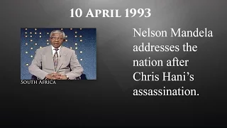 The Mandela Diaries: 10 April 1993