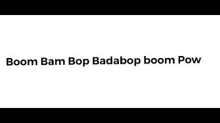 Boom bam bop badabop boom pow | sound effect #short