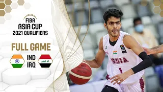 India v Iraq | Full Game - FIBA Asia Cup 2021 Qualifiers