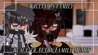 William’s Family react to Afton Family memes/ GCRV / FNAF