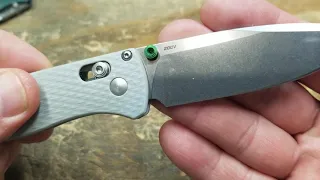 Benchmade Bug Out it works if you work it.