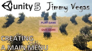 Mini Unity Tutorial - How To Create A Main Menu - Beginners Tutorial