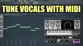 HOW TO TUNE VOCALS WITH MIDI using Waves Tune Real Time | FL Studio 20