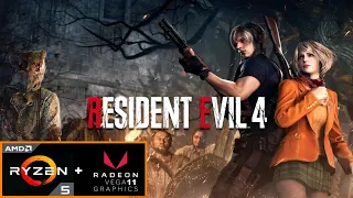 Resident Evil 4 Remake (RYZEN 5 2400G + Vega 11) PC Gameplay HD