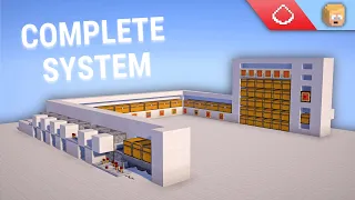 Simple Auto Storage System (Bedrock, Java, Easy to Build)