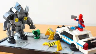 Lego Spiderman vs Rhino from the Amazing Spiderman 2