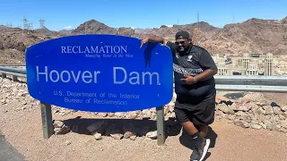 Driving along Hoover Dam