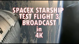 [4K] Almost Full STARSHIP TEST FLIGHT 3 (AI Enhanced) #SPACEX #IFT3