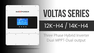 Unboxing of 12KW Three Phase Hybrid Inverter | Voltas-Maxpower