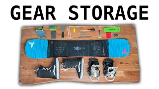 How To Store Your Snowboard Gear