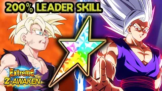 100% EZA AGL LR GOHAN + LR GOHAN BEAST ROTATION! Dragon Ball Z Dokkan Battle