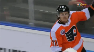 Travis Konecny Goal - Philadelphia Flyers vs Chicago Blackhawks (10/4/19 (Global Series)