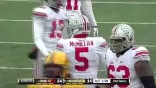 Ohio State vs Minnesota 2014 Highlights