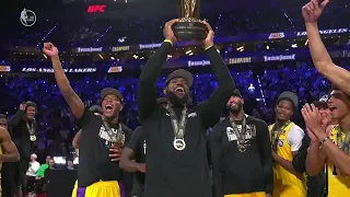 The Los Angeles Lakers' NBA Cup trophy ceremony | NBA on ESPN