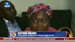 News@10: INEC Condoles With Police Over Officers Death 21/12/16 Pt. 2