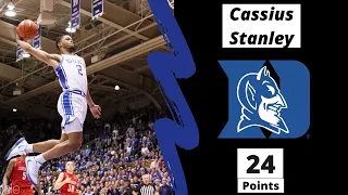 Cassius Stanley Highlights vs Louisville 1-18-20