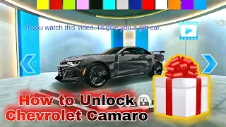 How To Unlock Chevrolet Camaro Car In 3d Driving Class || Very easily @CarGameMaker