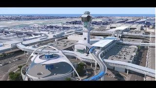 Plane spotting at KLAX | In Geo-FS