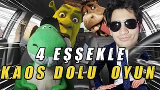 4 EŞŞEKLE KAOS DOLU BİR OYUN!!!!@baldiback