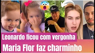 LEONARDO FICOU COM VERGONHA 😱 MARIA FLOR FAZ CHARMINHO Virgínia Fonseca pronta para campanha