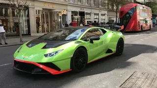 Supercars Accelerating On The Street | Supercars In London April 2022 | STO, 918, 812 GTS, SVJ, 720s