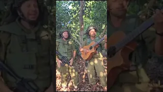 Israeli soldiers in the front line, wishing us a Shabbat Shalom!