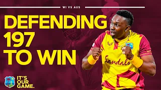 Defending 197 Runs To Win T20 | West Indies vs Australia 2021