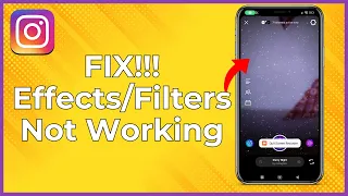 How to Fix Instagram Camera Effects / Filters Not Working | Solve Instagram Filters Not Working
