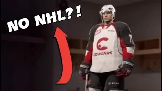 Is it possible to not get drafted into the NHL (NHL 22 Be A Pro) | BOZO ON ICE