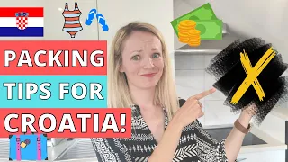 PACKING for CROATIA! Tips & tricks of what to pack & what NOT to!