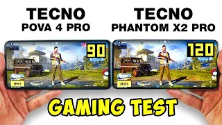 TECNO POVA 4 PRO vs TECNO PHANTOM X2 PRO🔥 - GAMING TEST 2023🔥БОЛЬШОЕ СРАВНЕНИЕ В ИГРАХ! FPS + НАГРЕВ