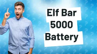 How long does Elf Bar 5000 battery last?