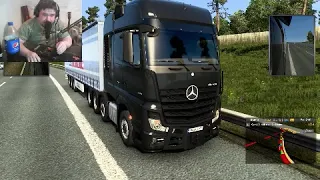 Euro Truck Simulator 2 - onlain - TruckersMP Mercedes bens nevs aktors GigaSpace 模拟器  subtitles