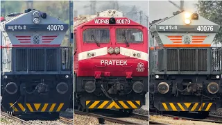 Most Beautiful livery - EMD locomotives at High Speed | Indian Railways