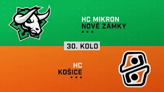 30.kolo HC Nové Zámky - HC Košice HIGHLIGHTS