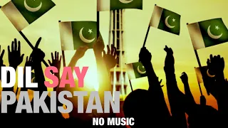 DIL SAY PAKISTAN | Without Music | Vocals Only | 4k