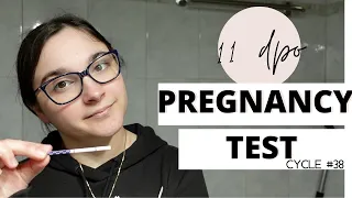 Live Pregnancy Test at 11 dpo || Comment section showdown || Ttc baby 3 cycle 38