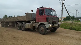 Татра 815 2 S1 A (1993) тягач разворот 19.08.2019 / Tatra 815 semi truck